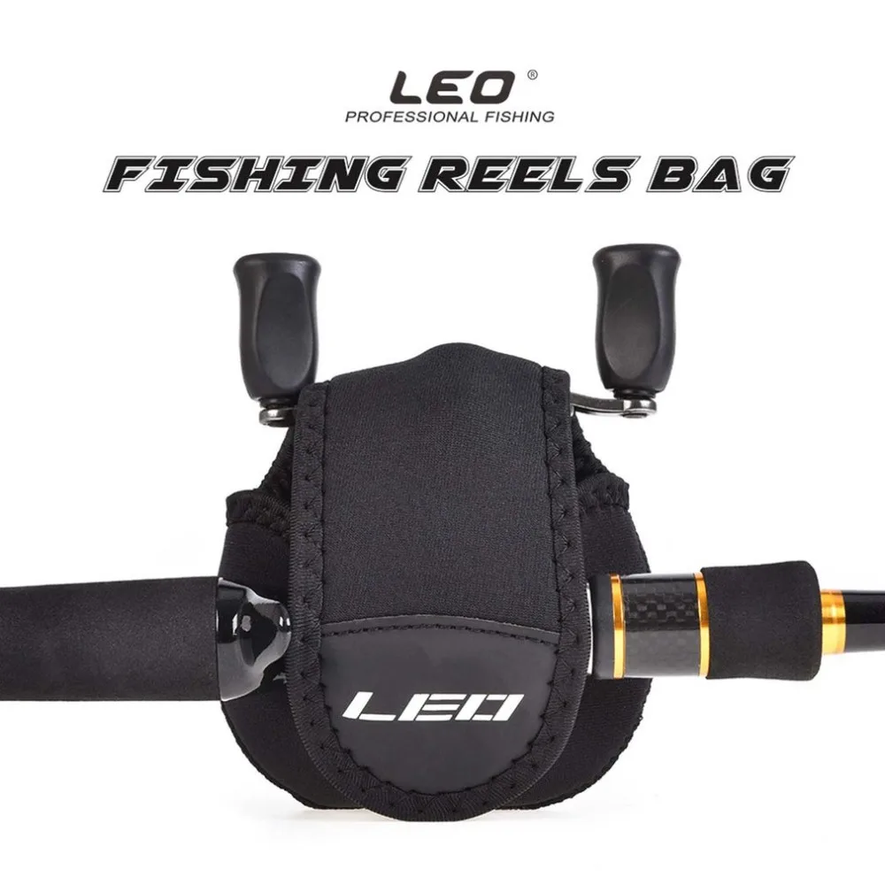 LEO Fishing Reel Protective Reel Bag Case Cover for Drum / Spinning/ Raft Reel Fishing Storage Bag Pouch Waterproof