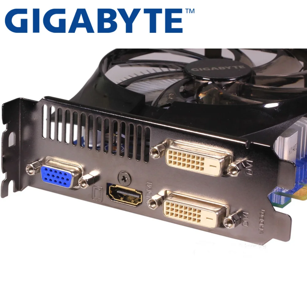 Видеокарта GIGABYTE оригинал GT740 1 ГБ 128 бит GDDR5 видеокарта для nVIDIA Geforce GT 740