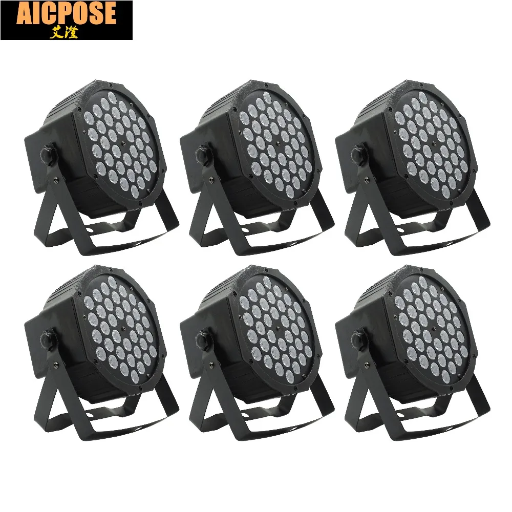 6pcs/lots LED Par light 36x3W 36w RGB Par Light With 3/6 Channels