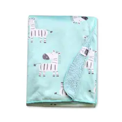 Детское одеяло новый бренд утолщаются двойной слои коралловый флис младенческой пеленать конверт коляска обёрточная бумага для