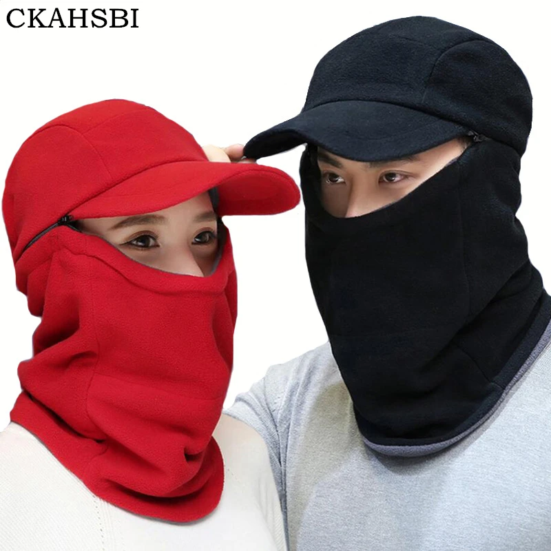 CKAHSBI шапки для сноуборда зимние шапки для туризма Для женщин Для мужчин флис Шапки Термальность шеи велосипед тренировки на открытом воздухе Кепки теплее полный маска