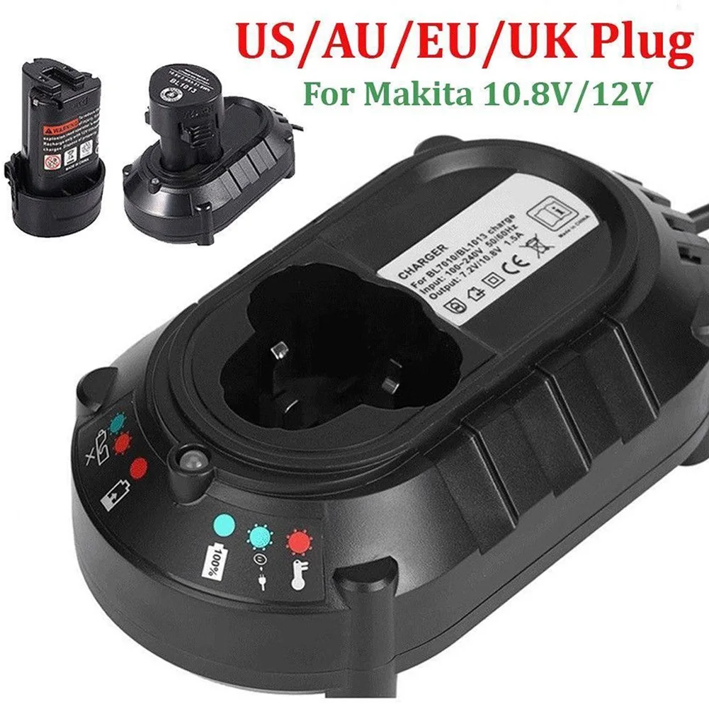 DC10WB Li-ion Power Tool DC10WA 10.8V/12V Electric Drill Battery Charger Replacement Screwdriver For Makita BL1013 BL1014 #0112