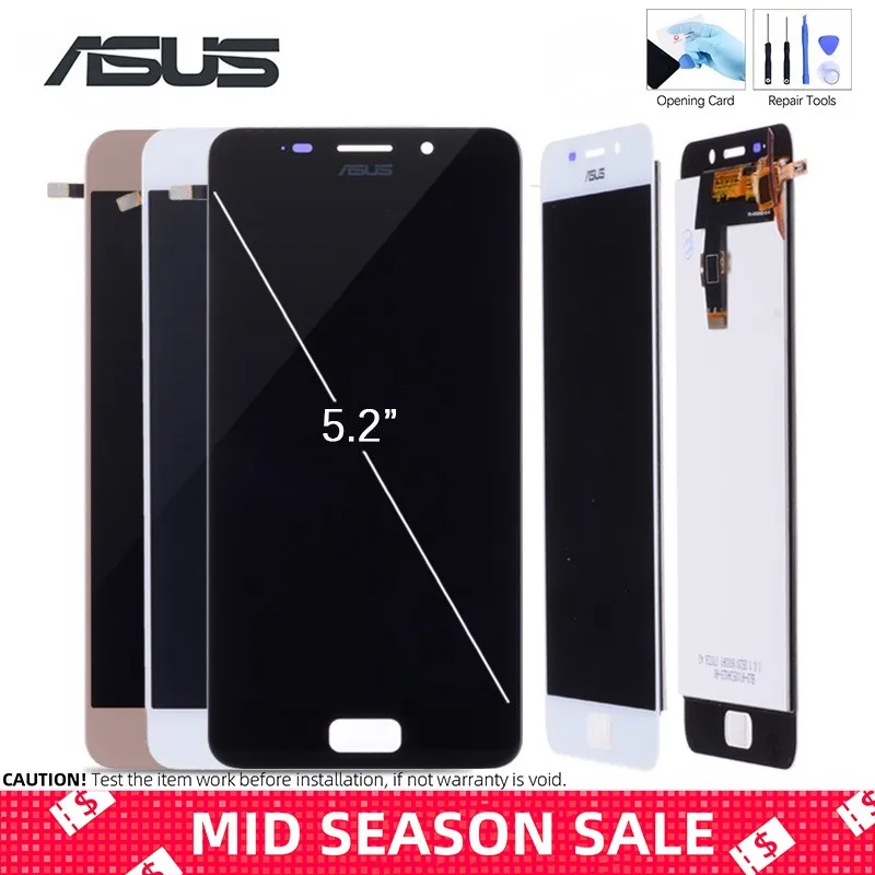 

5.2" ORIGINAL Display For ASUS Zenfone 3S Max ZC521TL LCD Touch Screen Digitizer Replacement for ASUS ZC521TL LCD X00GD Display