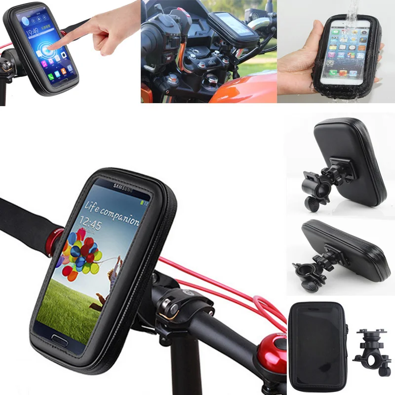 5.5" Dedicated Bicycle Motocycle Bike Phone Holder Waterproof Bag Case