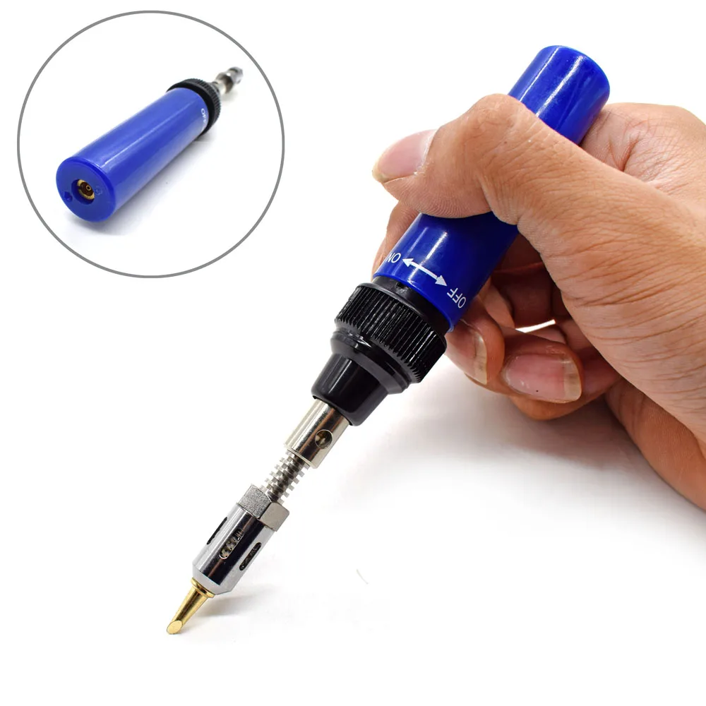 מוצר Mini DIY Butane Gas Soldering Solder Iron Gun Torch Tip Tool 3
