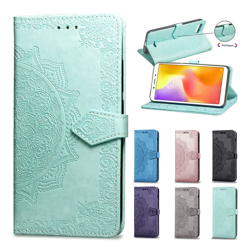

Redmi 6A Case on for Xiaomi Redmi 6A Case Flip Leather 3D Mandala Flower Phone Case For Xiaomi Redmi 6A 6 A Pro Case Cover Coque