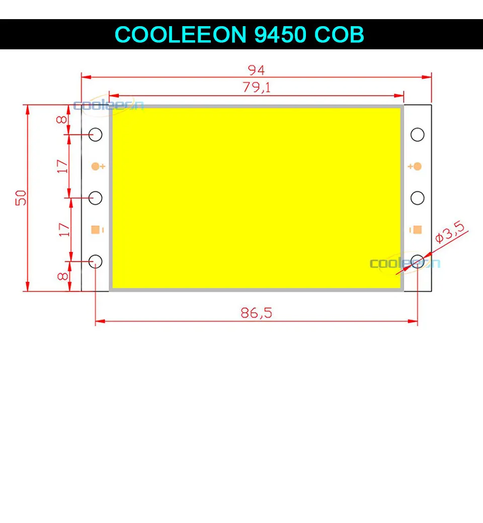 Dimmable LED Light 12V 110V 220V COB LED Panel Lamp with Dimmer Warm Day Cool White COB Chip for Car Lighting Work Lamp DIY Bulb (1)