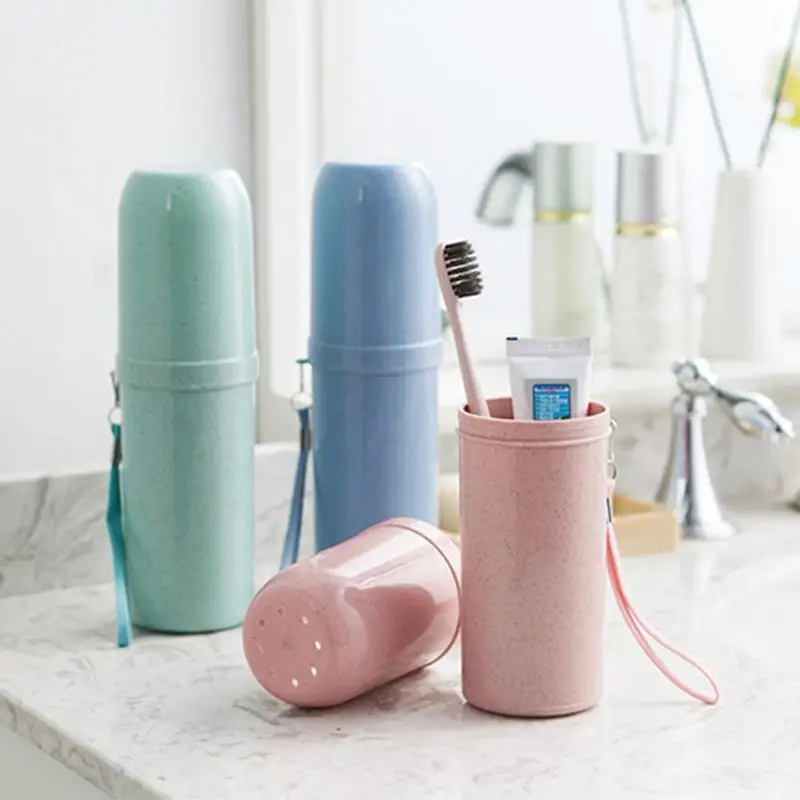 Portable Dual Use Travel Toothpaste Toothbrush Holder Cap Case Household Storage Cup Outdoor Holder Bathroom Accessories Portable Dual Use Travel Toothpaste Toothbrush Holder Cap Case Household Storage Cup Outdoor Holder Bathroom Accessories