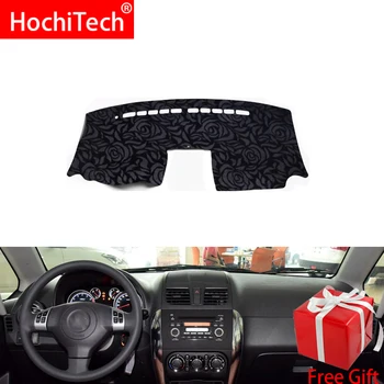 

Rose Pattern Non-slip Dashmat Dash Mat Dashboard Cover Pad Cover Carpet Car Sticker for SUZUKI SX4 2006 2007-2016 Car Styling