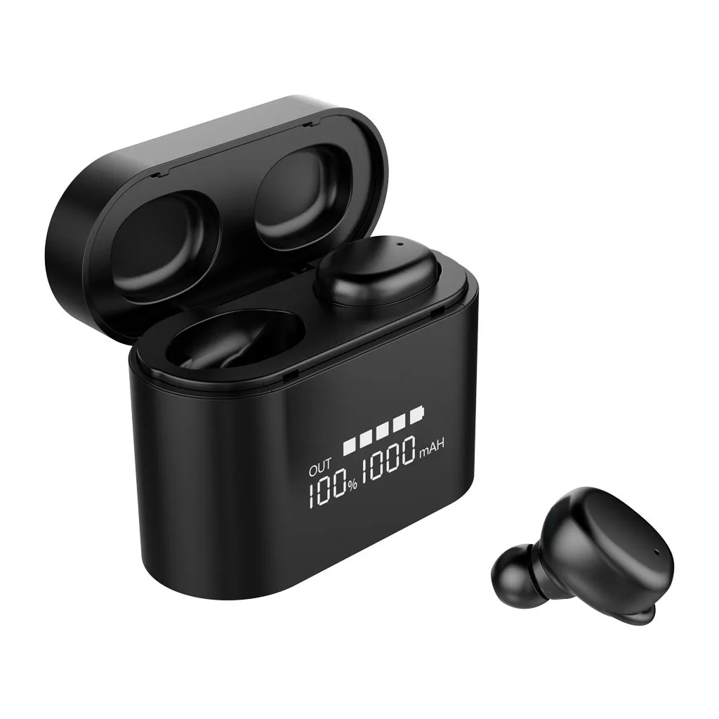 

Bluetooth 5.0 Earphones 8S TWS Wireless Earphones Earbuds IP67 Waterproof Wireless LED Charger Case