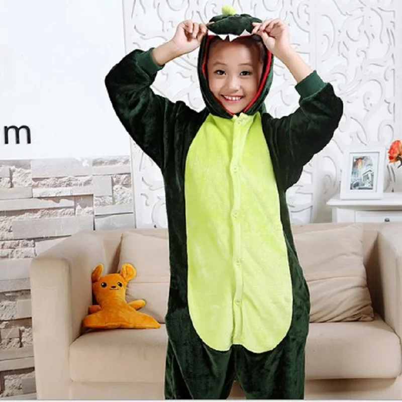 Детский пижамный комплект на осень и зиму, детские пижамы для мальчиков, детская фланелевая одежда с рисунками животных, пижамы для маленьких девочек - Цвет: 11
