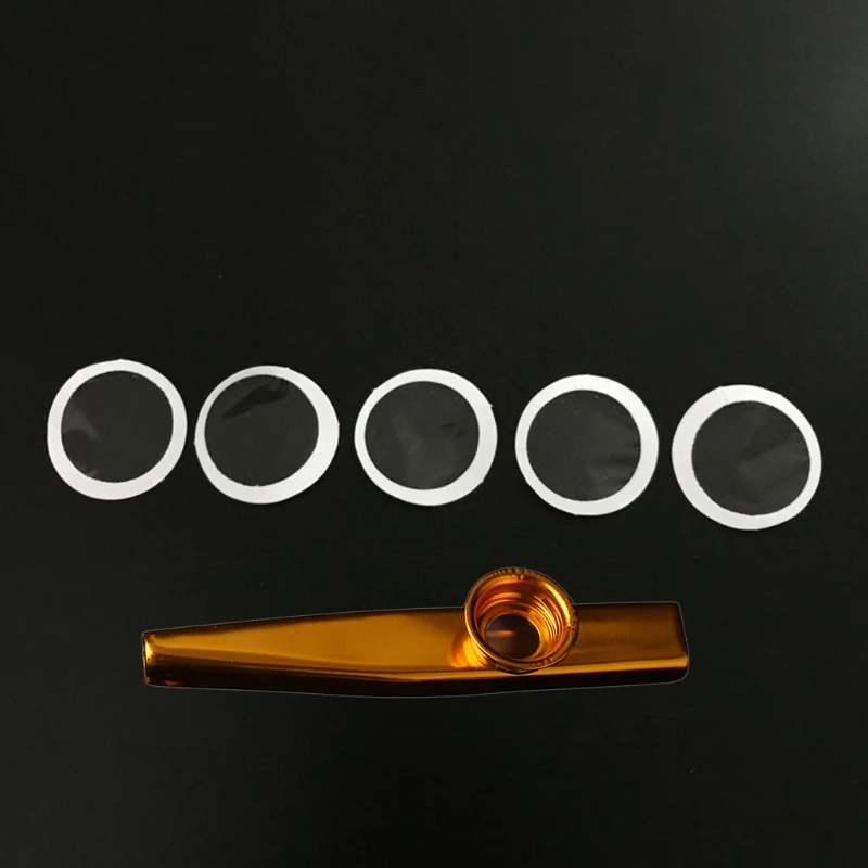 5PCS Kazoo Flute Diaphragm Mouth Flute Harmonica Kids Party in Guitar
