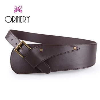 

ORINERY Hot Sale Vintage Solid PU Leather Belt High Quality Pin Buckle Jeans Woman Belt 2018 Fashion Dress Accessories Waistband
