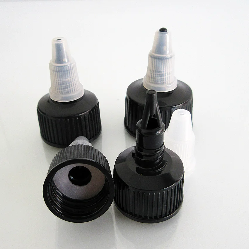 Plastic Bottle Bottle cap,18mm 20mm 24mm 28mm twist off cap for PE/PET bottle,twist cap,Hair Gel Black Cap25pcs/lot