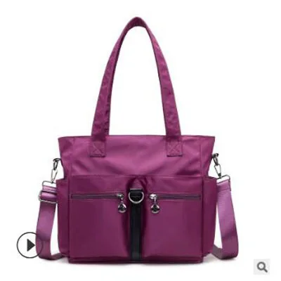 Zhuoku, водонепроницаемые сумки через плечо для женщин,, сумки через плечо для женщин, сумка в стиле Kipled, сумка-мессенджер для женщин - Цвет: purple