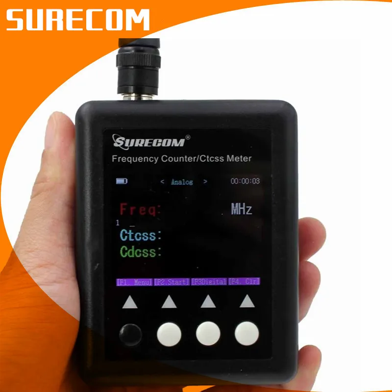Цифровой радиотестер SURECOM 27 МГц 3000 декодер Портативный счетчик частоты для рации