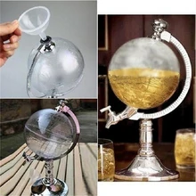 1 шт. креативный глобус в форме для безалкогольных и алкогольных напитков диспенсер для напитков, вина, пива насос одна канистра насос 1000cc