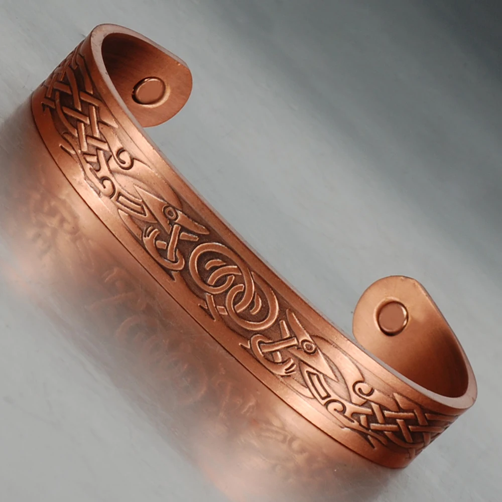 Wollet Pain Relief Anti Arthritis Rheumatism Health Men Jewelry Wollet Pain Relief Anti Arthritis Rheumatism Health Men Jewelry Antique Copper Plating Magnetic Bracelets Bangles In Cuff From