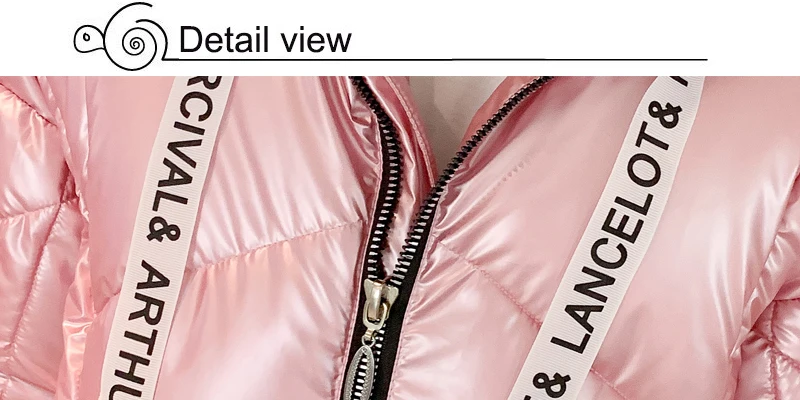 New Design Women Fashion Winter Jacket Hooded Shining Fabric Female Short Coat Outwear parka Mujer Invierno