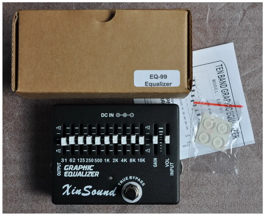 Эквалайзер XinSound EQ 99 10 диапазонов профессиональные запчасти для гитары педаль с