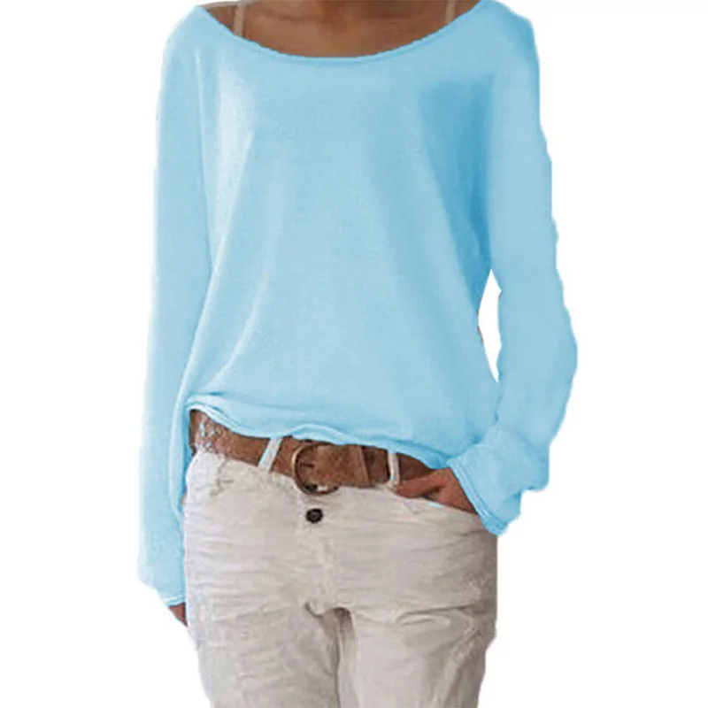 

Spring Summer Solid Blouse Female Casual O Neck Long Sleeve Women Tops Loose White Blusas Shirts Sexy Vintage Blusa Feminina