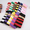 1Pair New Women Girls Over Knee Long Stripe Printed Thigh High Striped Patterned Socks 11 Colors Sweet Cute Warm Wholesale Lot ► Photo 3/6