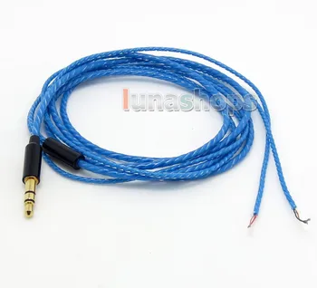 

ofc blue Skin Soft Cord Headaphone Cable For Earphone diy or repair LN004681