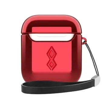 

MoKo TPU Case For AirPods 1/AirPods 2,Shock Proof Protective Cover Skin Shell, Soft TPU Shockproof Full Cover Skin with Strap