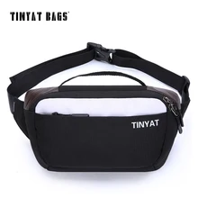 TINYAT мужская сумка-пояс Водонепроницаемая холщовая поясная сумка для телефона деньги Повседневная поясная сумка 4 кармана регулируе сумка на пояс поясная сумка бананка барсетка riñonera сумка поясная
