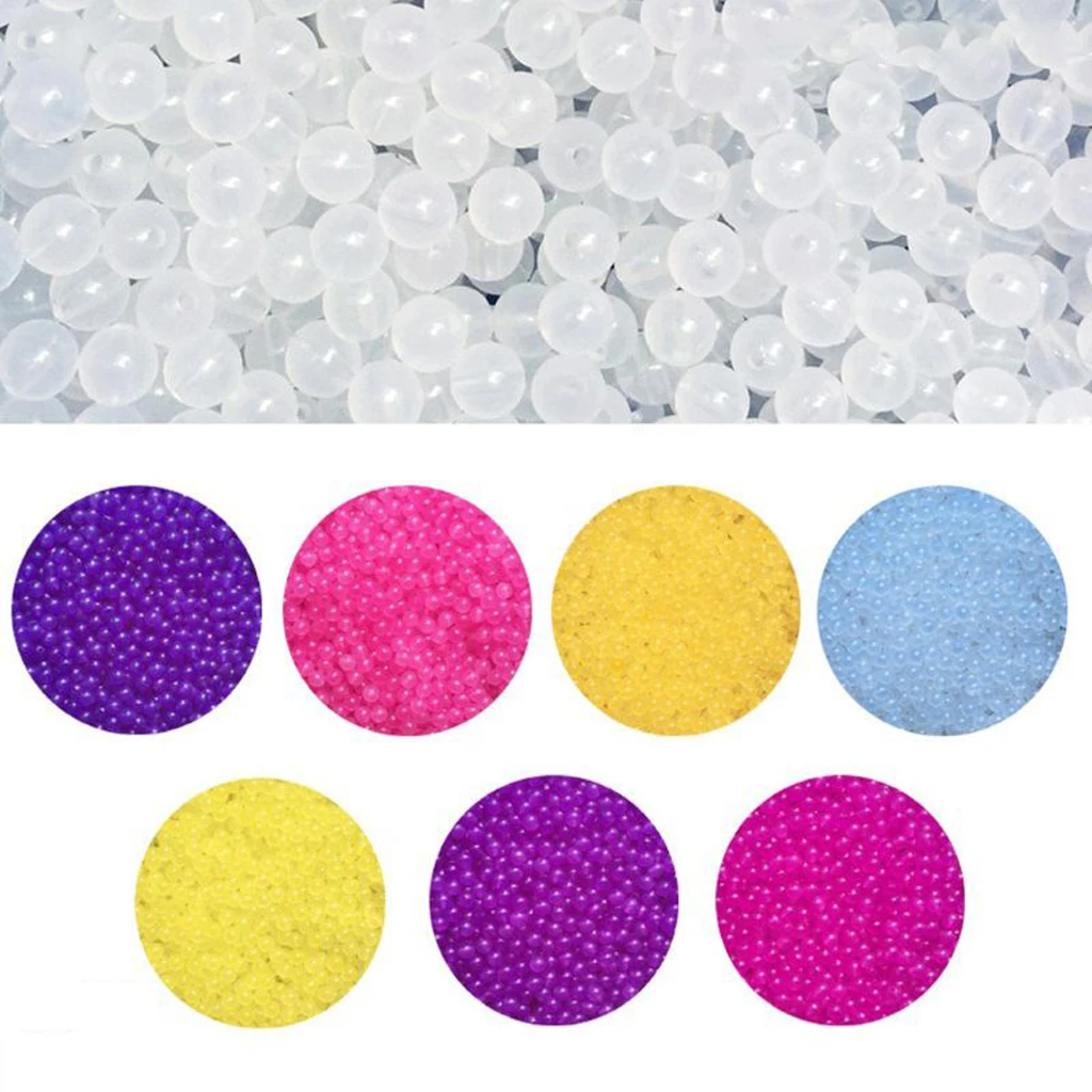 

150Pcs UV Beads Color Changing Plastic Sunlight Reactive Bead for Jewelry Making