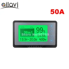 TF03K 12-72 в 50A индикатор тестер емкости батареи на заказ TTL232 функция связи кулометр Напряжение Ток Постоянного тока дисплей