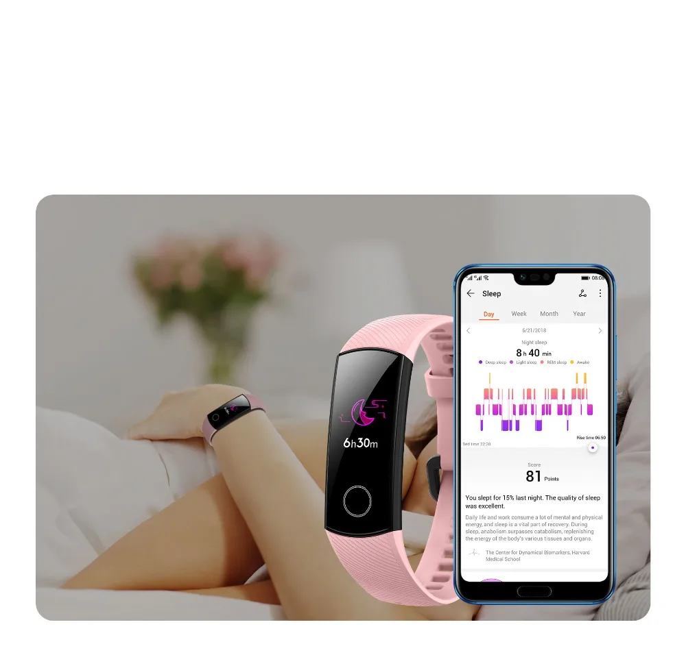 Браслет HONOR Band 4, умный фитнес-браслет, трекер, спортивный браслет, трекер активности в реальном времени, смарт-носимые устройства