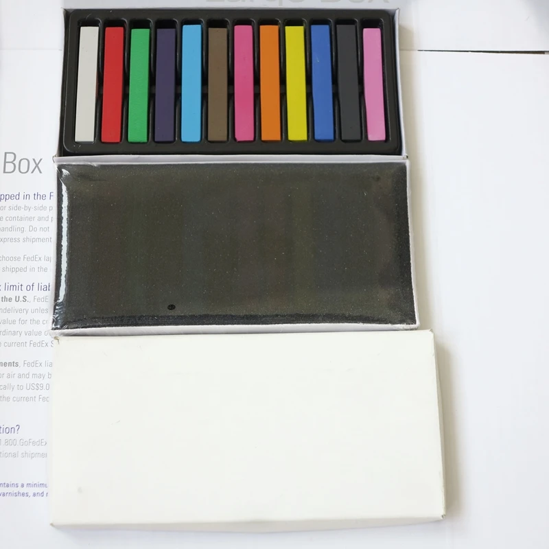 HARMONY 1 SET 12 Colors Non-toxic Temporary Salon Kit Pastel Chalk Square Hair Dye Color Chalk Used For Hair with Fast Delivery