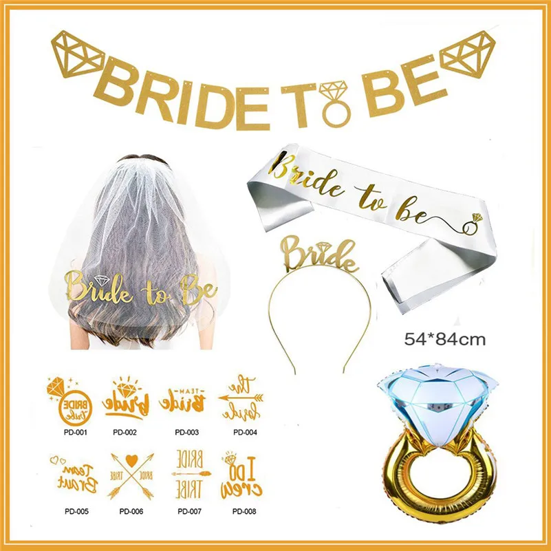 bride to be wedding decoration Kit (3)