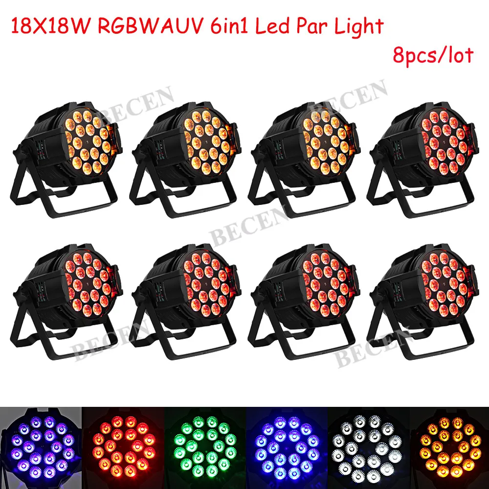 

Wholesale 18x18W 6in1 Led Par Lights RGBWA UV DJ Light Ship from EURO Warehouse