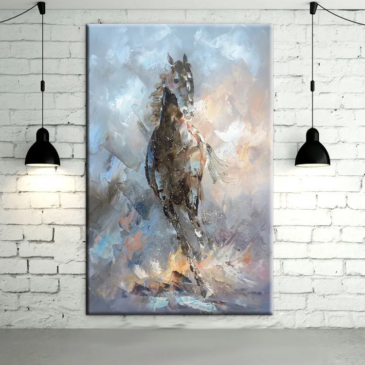 Experienced Artist Hand painted High Quality Abstract Horse Oil