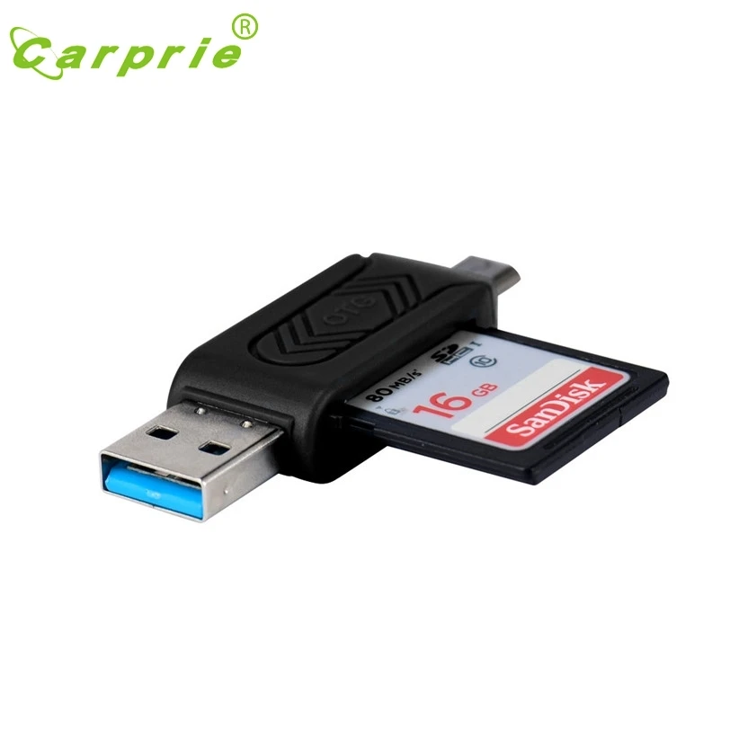 Мини USB 2,0+ OTG Micro SD/SDXC TF кард-ридер адаптер U диск Futural Digital JUN28