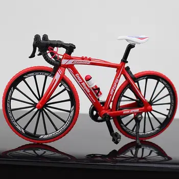 

1:10 Metal Classic Cycling Model Ornaments Diecast Toy Road/Mountain Bike Alloy Mini Bend Bicycle Simulation Ornaments #17