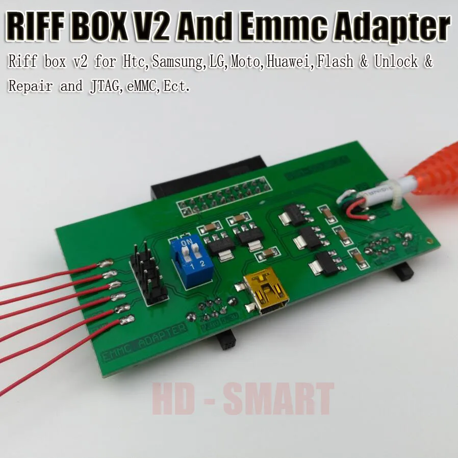 100% Оригинальный RIFF BOX JTAG для HTC SAMSUNG Huawei Riff Box разблокировка вспышка и ремонт с 3