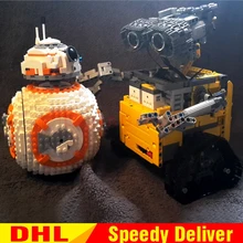 LP 16003 Idea Robot WALL E LP 05128 B Double B 8 набор роботов, строительные блоки, кирпичи, игрушки, клон 21303 75187