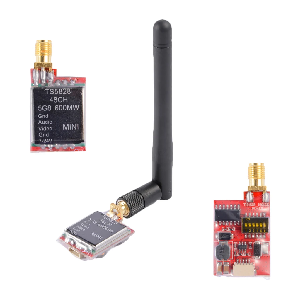 TS5828 5 8G 600MW 48CH мини легкий AV Аудио Видео беспроводной передатчик для Дронов RC Racer