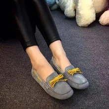 Высокое качество; Новинка года; женская обувь из натуральной кожи на плоской подошве; Брендовая обувь для вождения; сезон весна-лето; женская повседневная обувь