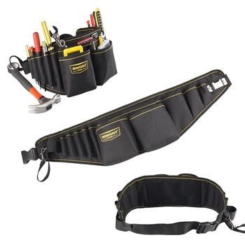 

Electrical Tool Storage Bags Adjustable Waist Belt Tools Pockets Construction Packs Canvas Bag Multifunctional Hand Tool Bag