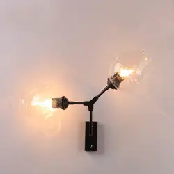 Современные Настенные светильники Nordic Bubble Стекло Металл светодио дный для спальня гостиная Luminaria бра свет светильники