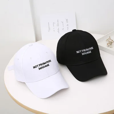 

2019 spring summer new outdoor Korean sunscreen simple personality letter cap casual wild couple tide card hip hop baseball cap