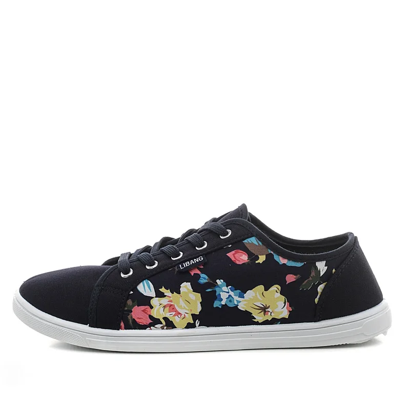 Туфли женские холщовые с цветочным принтом на шнуровке из хлопка|shoes brand|shoe brands