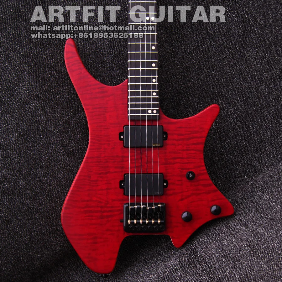 ARTFIT STRANDBERG headless RED ELECTRIC GUITAR 1 