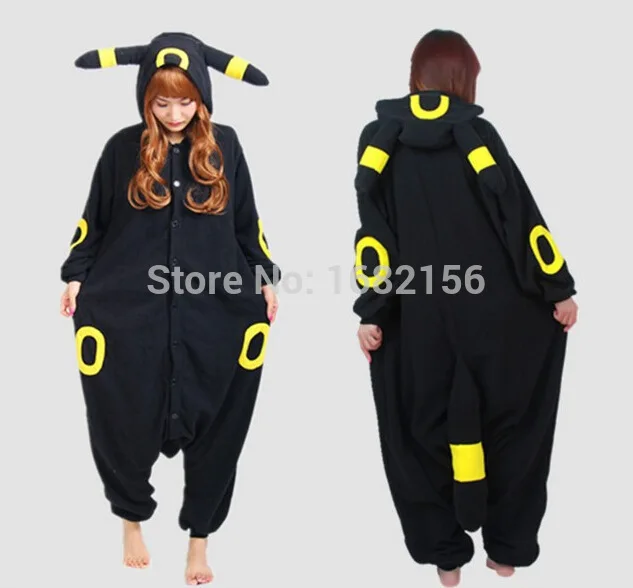 Kigurumi взрослых аниме покемон косплей костюм черный ребенок Пикачу Onesie унисекс мультфильм пижамы вечерние для женщин и мужчин