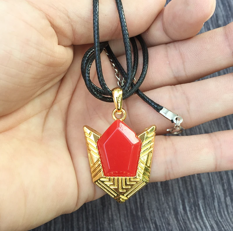 Legend of Zelda Goron's Ruby Pendant metal Pendant necklace keychain Gift in Costume