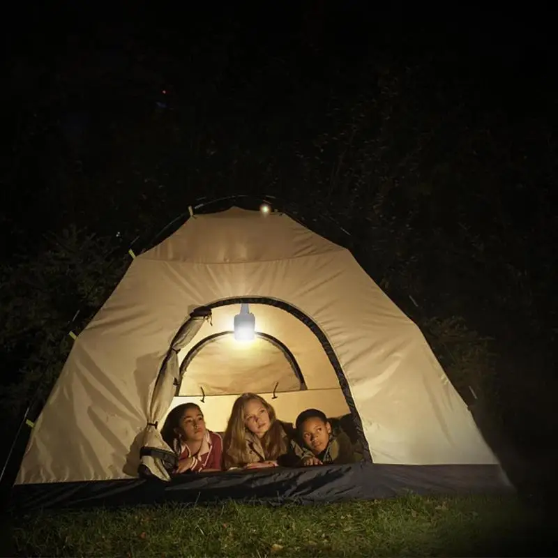 14 светодиодный мини-палатка для кемпинга, перезаряжаемая наружная аварийная лампа с американской розеткой